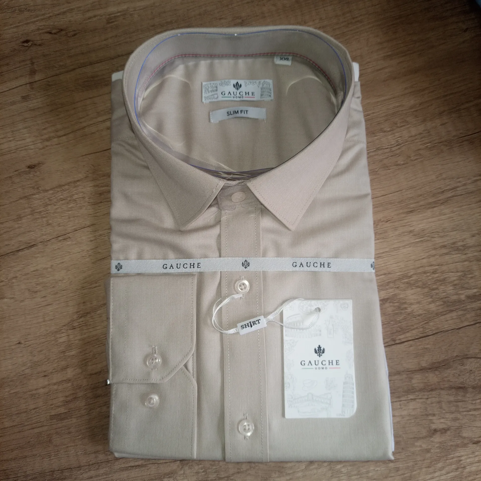 [GAUCHE69222XL] Chemise beige
