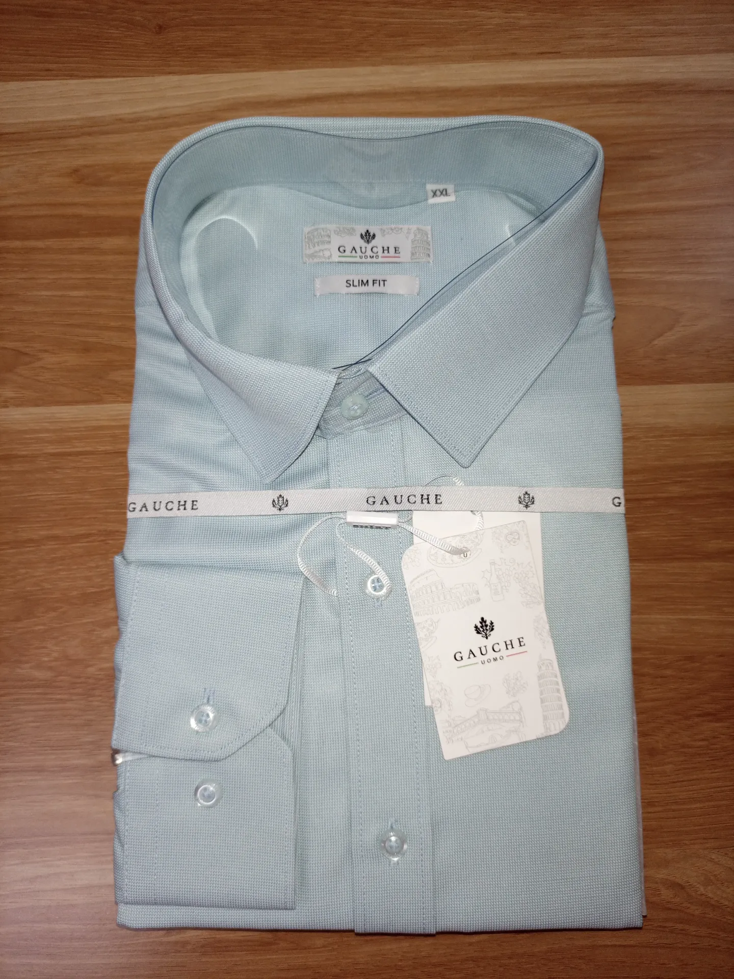 [GAUCHE25022XL] Chemise bleue