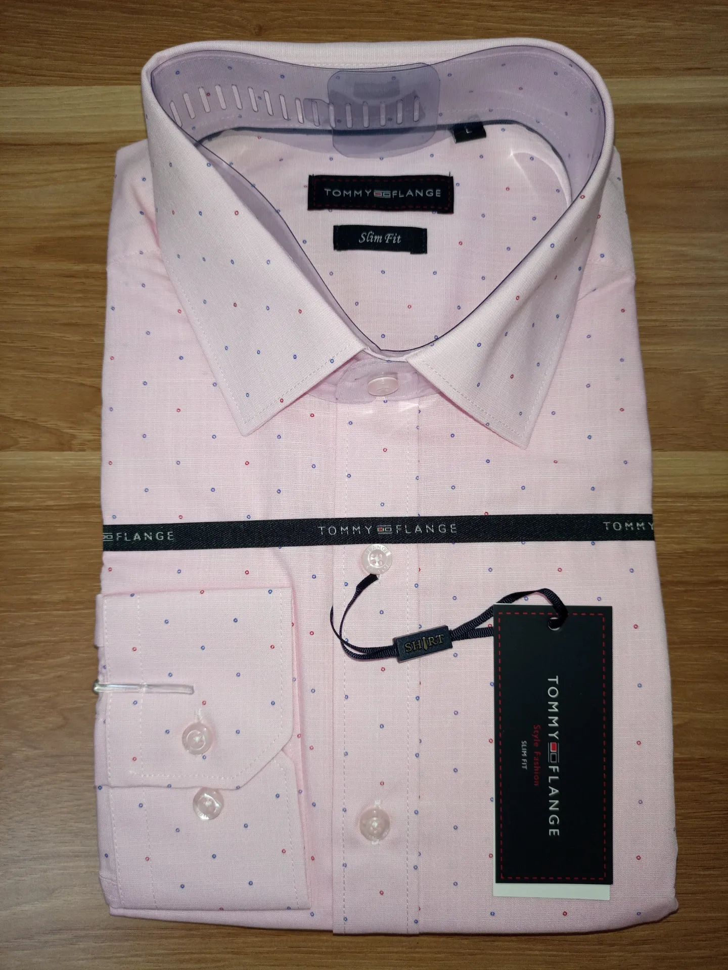 [TOMCHE307L] Chemise rose clair
