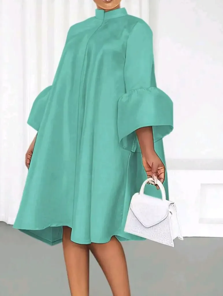 [ROBVETFXY-28L] Robe Turquoise