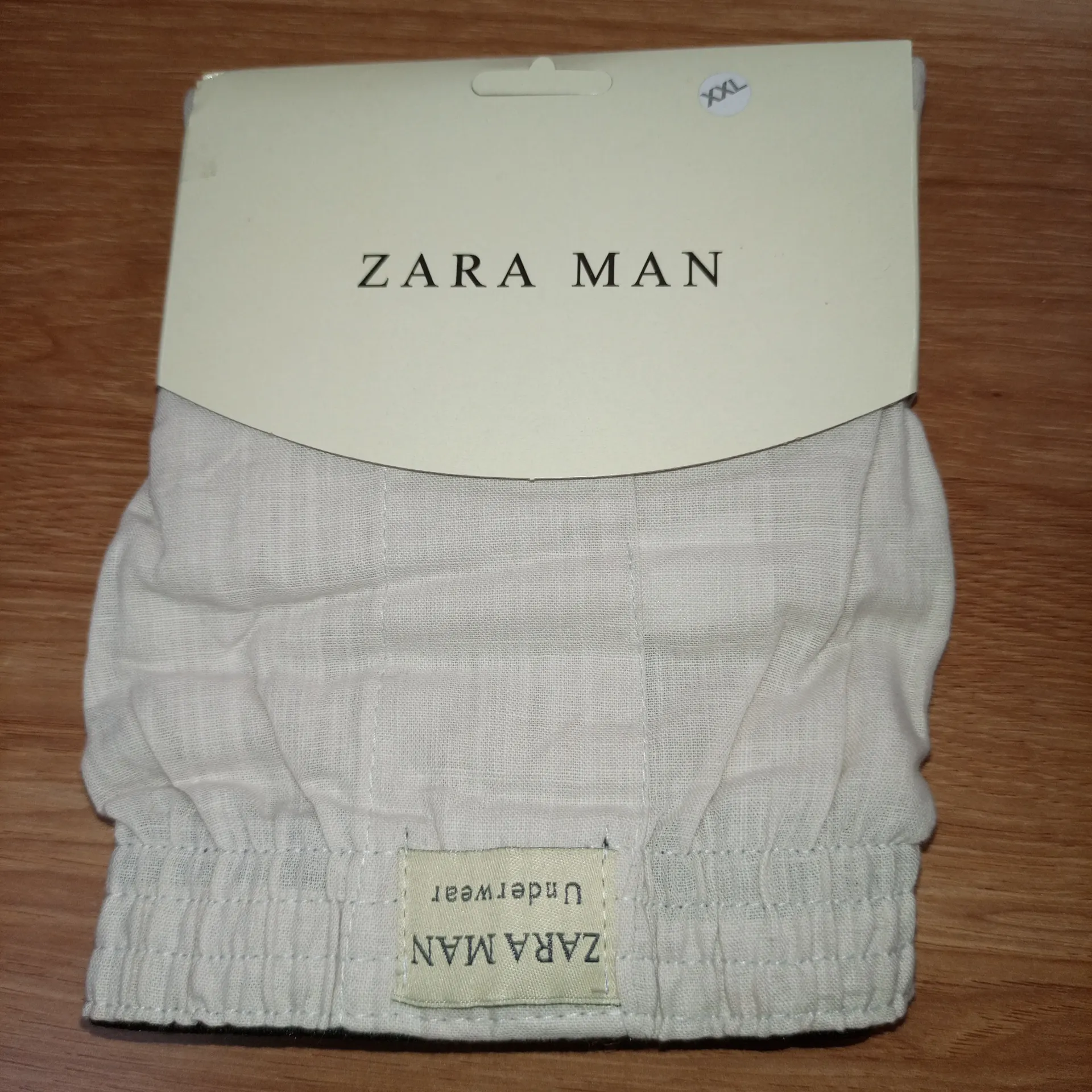 [ZARCAL2XLUNIBEI] Caleçon beige