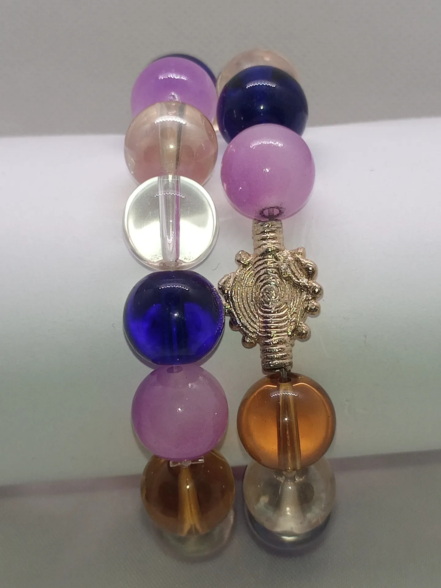 [BRAPERNADYAMMULCOL] Bracelet de perles multicolore