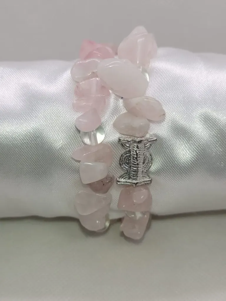 [BRAPERNADYAMROSCLA] Bracelet de Perle rose claire