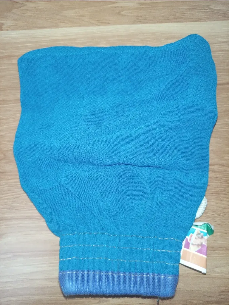 [GANTOIKESKOLBLE] Gant de toilette bleu