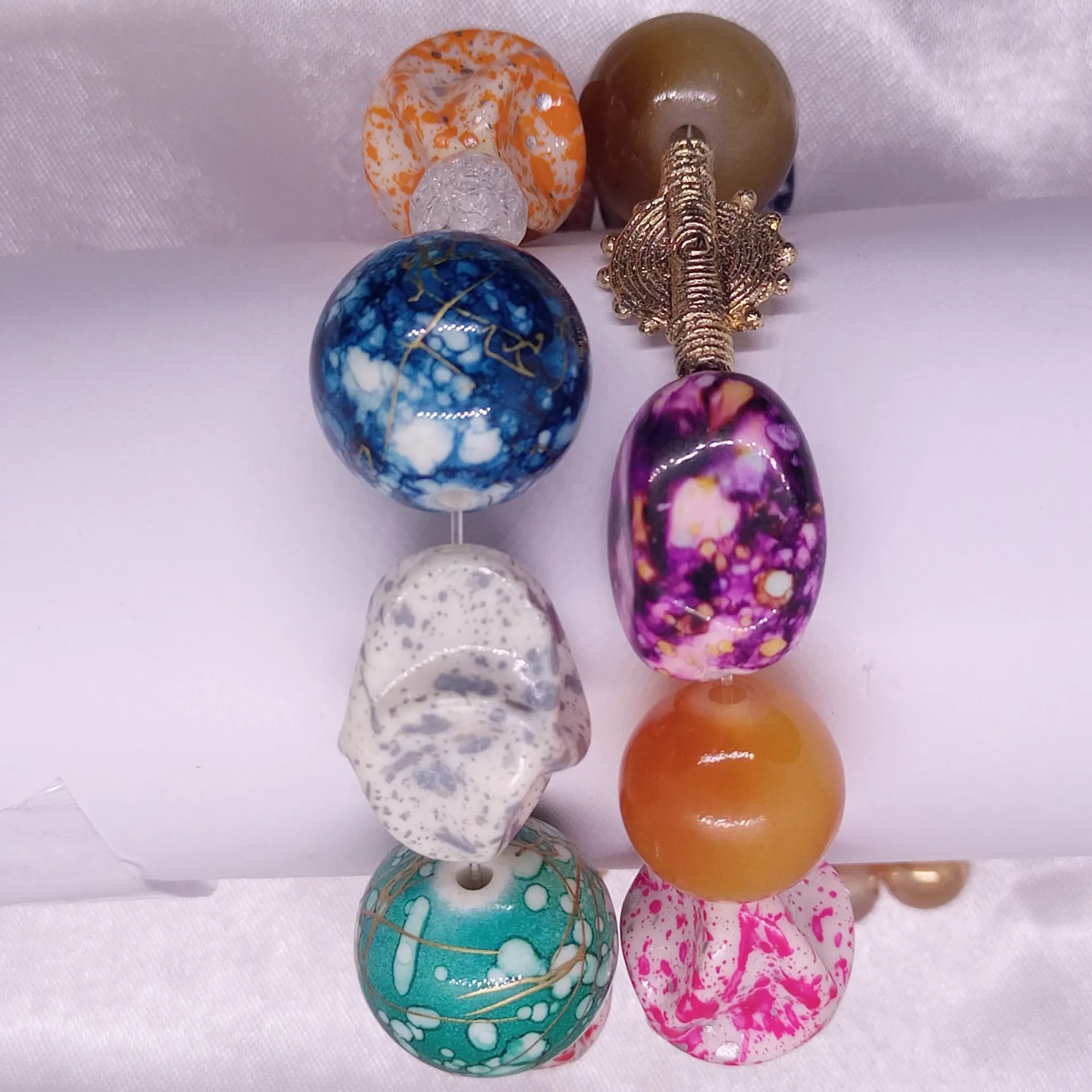 [BRAPERNADGPBVOJV] Bracelets de perles multicolore